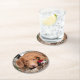 Porta-copo De Papel Redondo Noivado de Foto Personalizada de Cão Pet Wedding (Insitu)