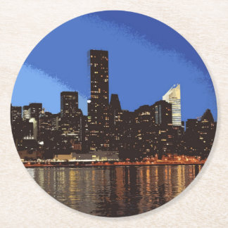 Porta-copo De Papel Redondo Nova York 001