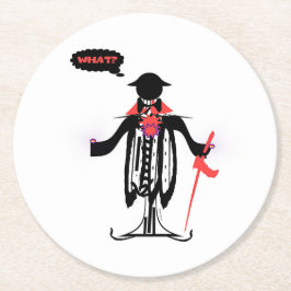 Porta-copo De Papel Redondo O QUÊ? PORTA COPOS de papel MAN