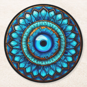 Porta-copo De Papel Redondo Olho do Dragão