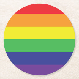 Porta-copo De Papel Redondo Orgulho