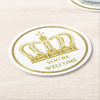 Ouro Coroa Real + seu traseiro. & ideias