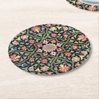 Padrão de Mandala Indiana Floral Colorida Vintage