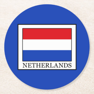 Porta-copo De Papel Redondo  Países Baixos