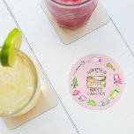 Porta-copo De Papel Redondo Pequena Garota Um Feliz Campista Primeira Festa de<br><div class="desc">Jogue a festa de aniversário temática One Happy Camper perfeita para sua garotinha. Estas portas copos de papel apresentam ilustrações aquarelas de várias engrenagens de acampamento e acessórios colocados sobre um fundo rosa bonito e prontos para serem personalizados com o nome da sua pequena campista feliz.</div>