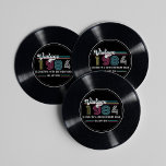 Porta-copo De Papel Redondo Personalizado Qualquer Idade de Imagem Personaliza<br><div class="desc">Traga seus convidados de volta no tempo para a era do ouro de vinil com nossas Portas copos de papel redondo personalizadas com qualquer idade, de aniversário, projetadas para parecerem registros clássicos! Quer você esteja hospedando uma festa de temas retrorados, celebrando um marco como 70, 80 ou aniversários de 90,...</div>