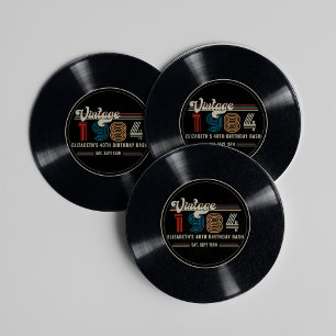 Porta-copo De Papel Redondo Personalizado Qualquer Idade de Imagem Personaliza