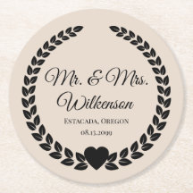 Personalizado Sr & Sra. Bride e Groom Newlywing