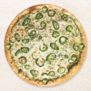 Porta-copo De Papel Redondo Pizza