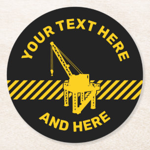 Porta-copo De Papel Redondo Plataforma de construção