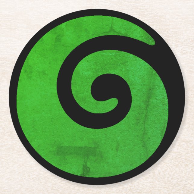 Porta-copo De Papel Redondo Porta copos Chloe Koru (Frente)