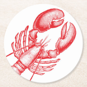 Porta-copo De Papel Redondo Porta copos de lavagante