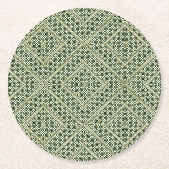 Porta-copo De Papel Redondo Porta copos de papel (Frente)