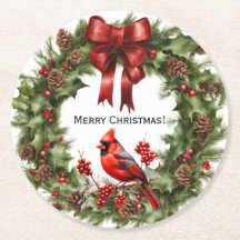 Porta copos de papel cardeal