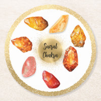 *~* Porta copos de papel Chakra Emoto Sacral AP64
