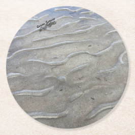 Porta-copo De Papel Redondo Porta copos de Papel de Praia Sandy