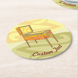 Porta-copo De Papel Redondo Porta copos de papel redondo da máquina de pinball