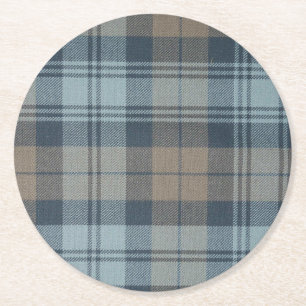 Porta-copo De Papel Redondo Porta copos de papel Tartan