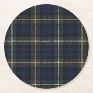 Porta-copo De Papel Redondo Porta copos de papel Tartan