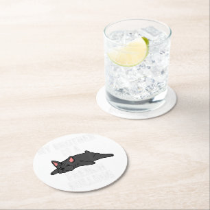 Porta-copo De Papel Redondo Porta copos de Pedra Lover Bulldog Francesa Prese