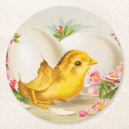 Porta-copo De Papel Redondo Porta copos de vidro - Páscoa em questão