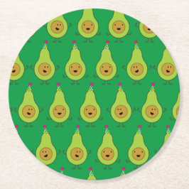 Porta-copo De Papel Redondo Portas copos da Festa de primeiro aniversario Avoc