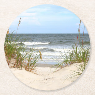 Porta-copo De Papel Redondo Portas copos de papel na praia