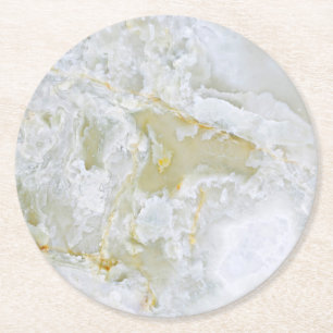 Porta-copo De Papel Redondo Portas copos de Papel Padrão de Pedra Natural