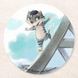 Porta-copo De Papel Redondo Portas copos de Papel Redondo com Anotação (Conjun