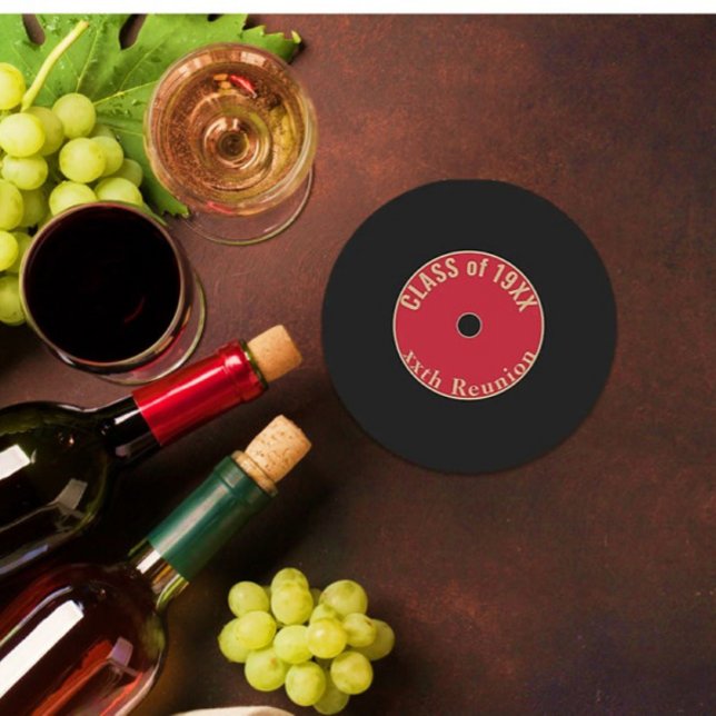 Porta-copo De Papel Redondo Portas copos de reunião de classe personalizáveis  (Criador carregado)