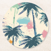Portas copos Palm Leaf