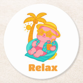 Porta-copo De Papel Redondo Posa vasos