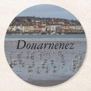 Porta-copo De Papel Redondo praia em Ris em Douarnenez