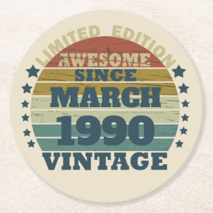 Porta-copo De Papel Redondo Presentes de aniversário personalizados