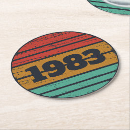 Porta-copo De Papel Redondo Presentes de aniversário personalizados