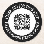 Porta-copo De Papel Redondo Preto Obrigado & Digitalize-me o código QR do Prom<br><div class="desc">portas copos de código QR de pequenas empresas de promocional com uma borda preta e seu próprio código QR e texto personalizado em uma curva em torno do seu código QR. Obrigado pelo seu botão de promoção pessoal personalizado com o seu código QR e texto personalizado.</div>