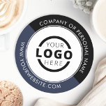 Porta-copo De Papel Redondo Promocional personalizado Logotipo comercial azul<br><div class="desc">Crie sua própria porta copos personalizada com o logotipo da sua própria empresa ou imagem personalizada. As portas copos personalizadas de promocional com o logotipo da sua empresa são excelentes para eventos de janto corporativo ou qualquer evento em que portas copos de marca sejam ideais. Se você tem um restaurante,...</div>