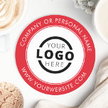 Porta-copo De Papel Redondo Promocional vermelho para logotipo de empresa com<br><div class="desc">Crie sua própria porta copos personalizada com o logotipo da sua própria empresa ou imagem personalizada. As portas copos personalizadas de promocional com o logotipo da sua empresa são excelentes para eventos de janto corporativo ou qualquer evento em que portas copos de marca sejam ideais. Se você tem um restaurante,...</div>
