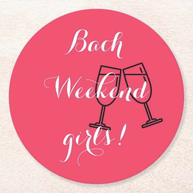 Porta-copo De Papel Redondo protetores de papel rosa personalizados para despe (Frente)