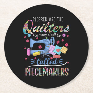 Porta-copo De Papel Redondo Quiltros Abençoados Piecemakers Quilting Sewing G
