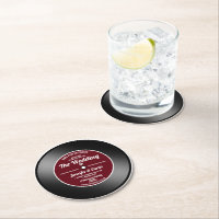 Registro de vinil retroativo Vinho Casamento Verme