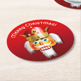 Porta-copo De Papel Redondo Rei personalizado Desenhos animados do Nutcracker
