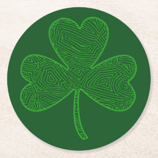Porta-copo De Papel Redondo Shamrock