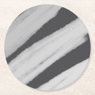 Porta-copo De Papel Redondo Simples e elegante adicionar seu nome marble stone