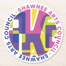 Porta-copo De Papel Redondo SKA Round w Arts Council