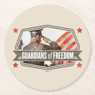 Porta-copo De Papel Redondo Solider-Guardião da liberdade
