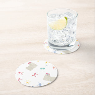 Porta-copo De Papel Redondo Stark Sparkle Cute Puppy Deseja
