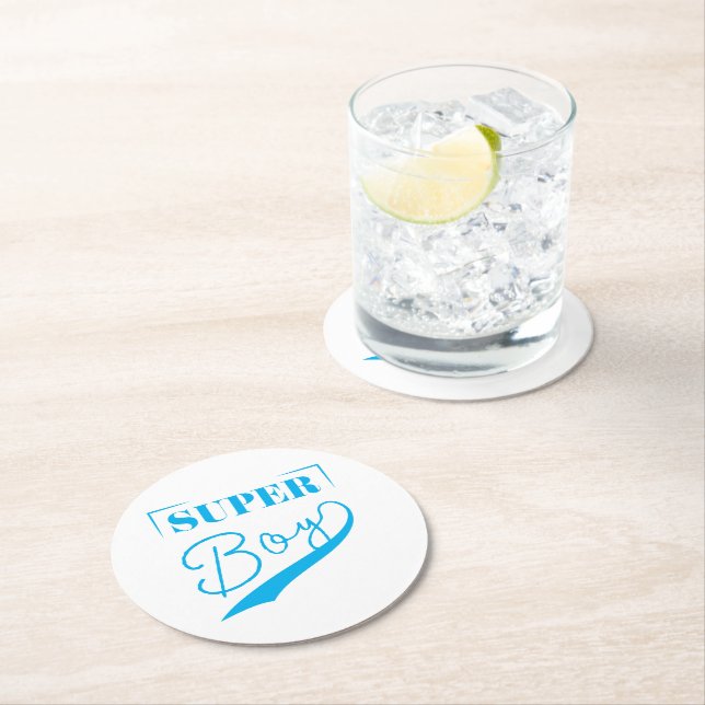 Porta-copo De Papel Redondo Super Boy (Insitu)