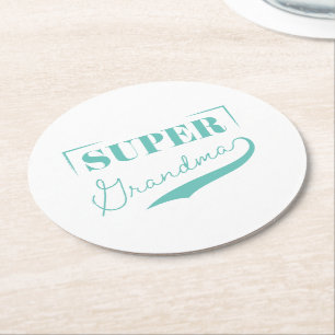 Porta-copo De Papel Redondo Super vovó