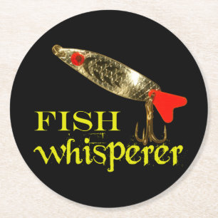 Porta-copo De Papel Redondo Sussurro de Peixe